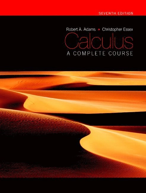 Calculus:A Complete Course with MathXL Student Access Card - 24 Month Access; Robert A Adams; 2009