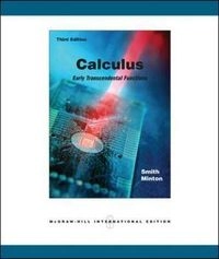 Calculus : early transcendental functions; Smith; 2007