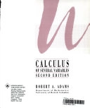 Calculus of several variables; Adams; 1991