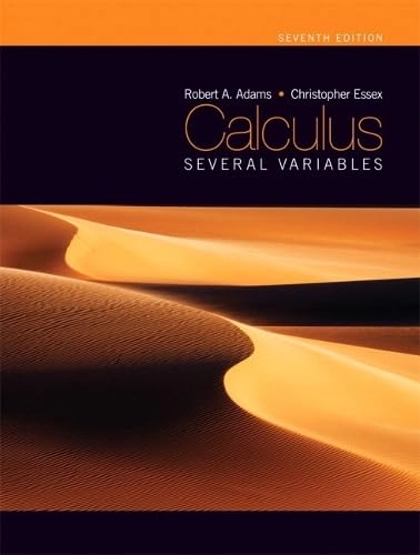 Calculus Several Variables; Robert T. Smith, Roland B. Minton, James Stewart, Gudmund R. Iversen, Adams; 2006