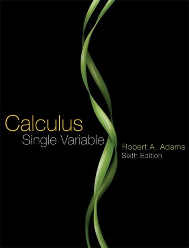 Calculus Single Variable; Adams; 2006