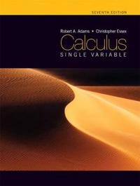Calculus : single variable; Adams; 2008