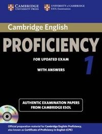 Cambridge English : proficiency 1 with answer : authentic examination papers from Cambridge ESOL; Cambridge Esol; 2012