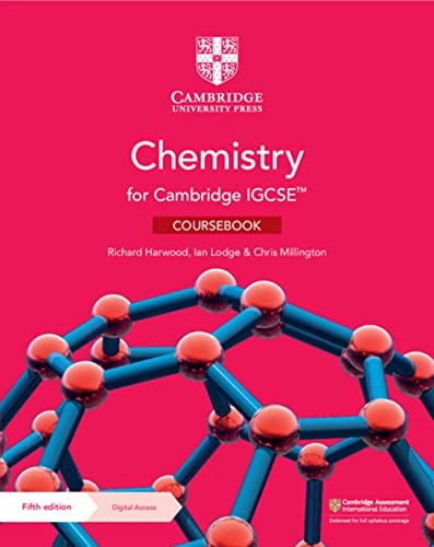 Cambridge IGCSE(TM) Chemistry Coursebook with Digital Access (2 Years); Richard Harwood, Ian Lodge, Chris Millington; 2021