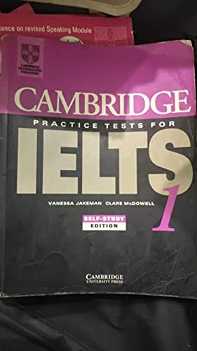 Cambridge practice tests for IELTS 1 : [self-study edition]; Vanessa Jakeman; 1996