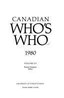 Canadian who's who : a biographical dictionary of notable living men and women; Kieran Simpson; 1980