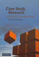 Case study research : principles and practices; John Gerring; 2007