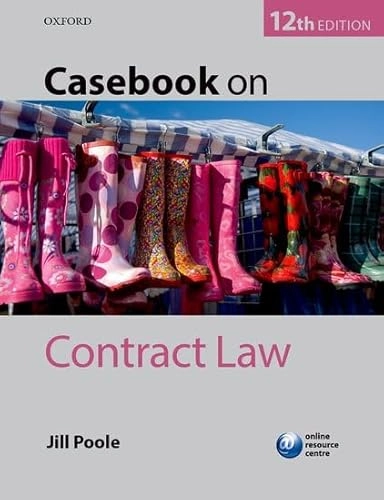 Casebook on contract law; Jill Poole; 2014