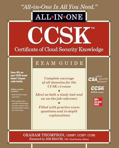 CCSK Certificate of Cloud Security Knowledge All-in-One Exam Guide; Graham Thompson; 2020