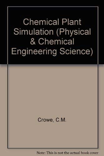 Chemical Plant Simulation: An Introduction to Computer-aided Steady-state Process AnalysisPrentice-Hall international series in the physical and chemical engineering sciences; C. M. Crowe; 1990