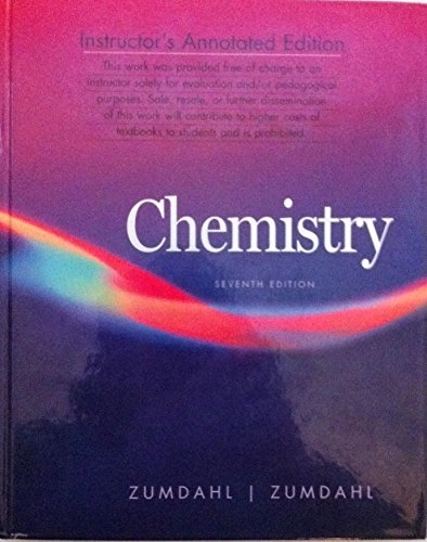Chemistry; Steven S. Zumdahl; 2007