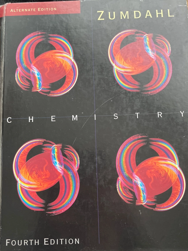 Chemistry; Steven S. Zumdahl; 1997