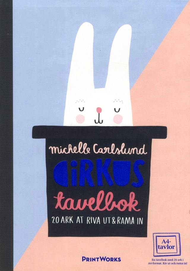 Cirkus : tavelbok - 20 ark att riva ut & rama in; Michelle Carlslund; 2016