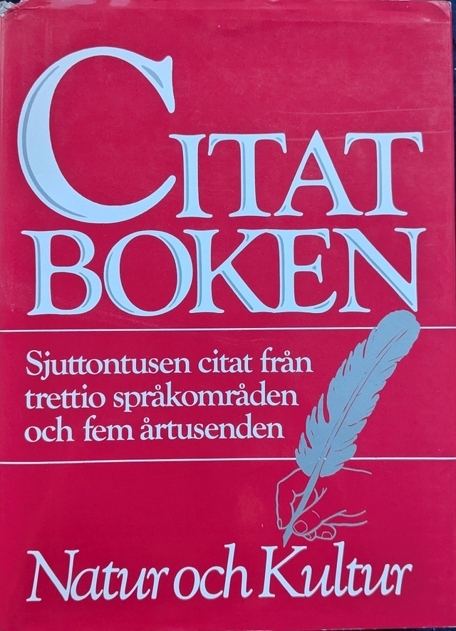 Citatboken; Daniel Andreæ, Johannes Edfelt, Paul Fröberg; 1987