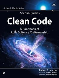 Clean code : a handbook of agile software craftsmanship; Robert C. Martin; 2026