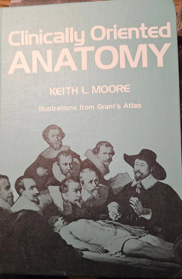Clinically oriented anatomy; Keith L Moore (Grants atlas bilder); 1980