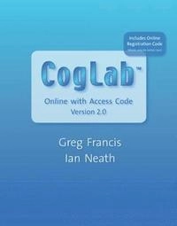 CogLab Online Version 2.0 (with Printed Access Card); Ian Neath; 2006