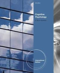 Cognitive Psychology; Eugen Bruce Goldstein; 2010