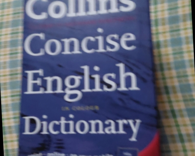Collins Concise English Dictionary; Not Known; 2006