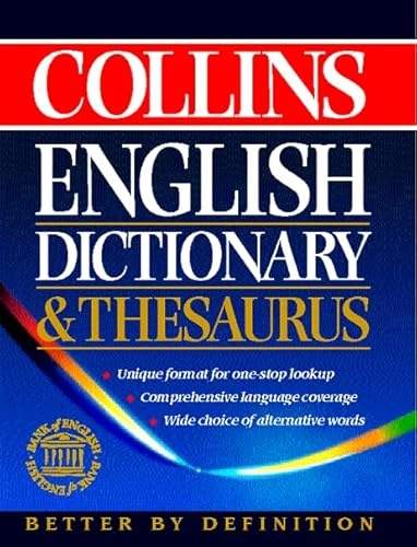 Collins Dictionary and Thesaurus; Harpercollins Publishers; 1993