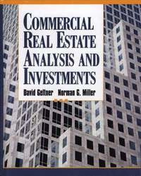 Commercial real estate analysis and investments; David M. Geltner; 2001