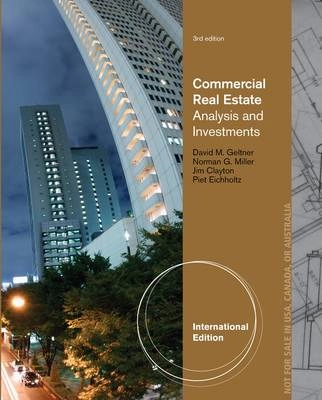 Commercial real estate : analysis and investments; David Geltner; 2014