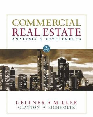 Commercial real estate : analysis & investments; David M. Geltner; 2007