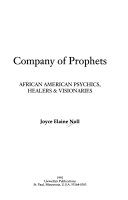 Company of Prophets: African American Psychics, Healers & Visionaries; Joyce Elaine Noll