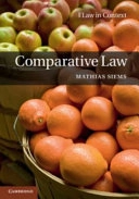 Comparative law; Mathias M. Siems; 2014