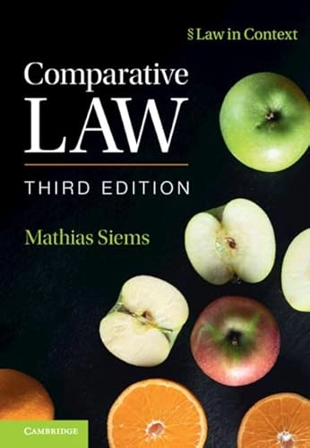 Comparative law; Mathias Siems; 2022