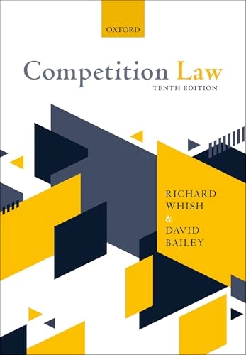 Competition law; Richard Whish; 2021