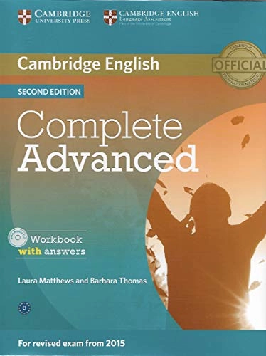 Complete Advanced Workbook with Answers with Audio CD; Laura Matthews; 2014