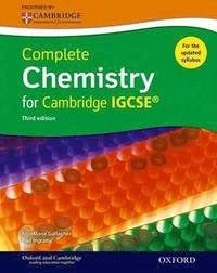 Complete Chemistry for Cambridge IGCSE  Student book ; Rosemarie Gallagher; 2014