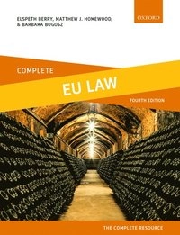 Complete EU law : text, cases, and materials; Elspeth Berry; 2019