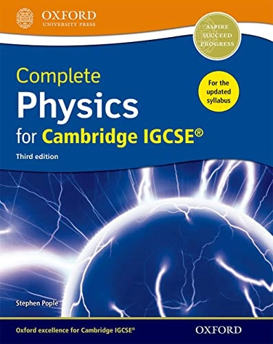 Complete physics for Cambridge IGCSE; Stephen Pople; 2014