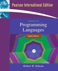 Concepts of programming languages; Robert W. Sebesta; 2008