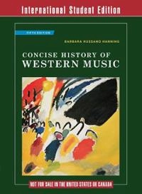 Concise history of western music; Barbara Russano Hanning; 2014