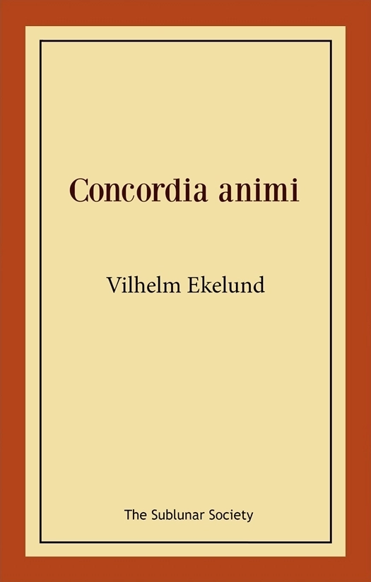 Concordia animi; Vilhelm Ekelund; 2020