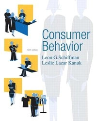 Consumer behavior; Leon G. Schiffman; 2007