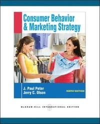 Consumer behavior & marketing strategy; J. Paul Peter; 2010