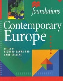 Contemporary Europe; Richard Sakwa, Anne Stevens; 2000
