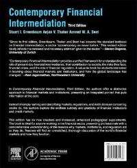 Contemporary financial intermediation; Stuart I. Greenbaum; 2016