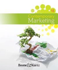 Contemporary Marketing; Louis Boone, David Kurtz; 2011