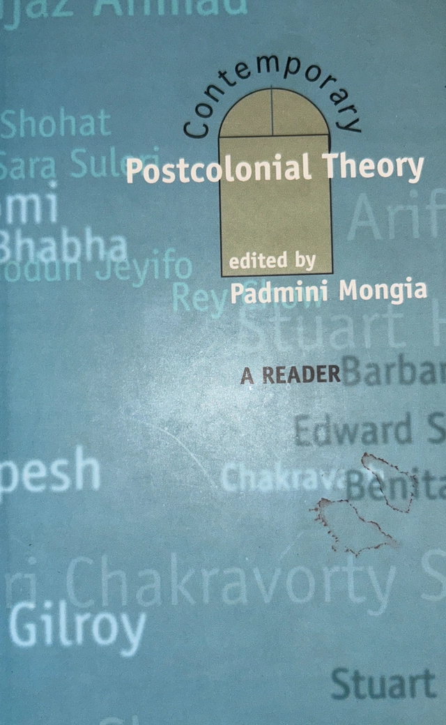 Contemporary Postcolonial Theory; Padmini Mongia; 1996