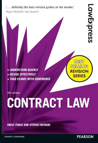 Contract LawLaw Express SeriesLawExpress Q & A; Emily Finch, Marina Hamilton, Stefan Fafinski; 2016