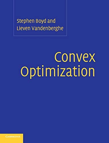Convex optimization; Stephen P. Boyd; 2004