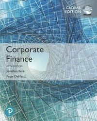 Corporate Finance 5th edition Swedish self study and glossary pack; Jonathan Berk, Peter Demarzo; 2019