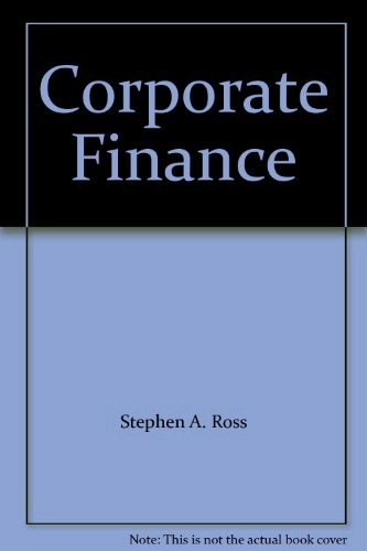 Corporate finance; Stephen A. Ross; 2002