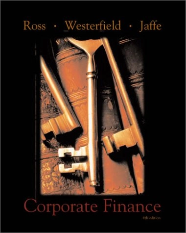 Corporate finance; Stephen A. Ross; 2001