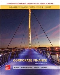 Corporate finance; Stephen A. Ross; 2019